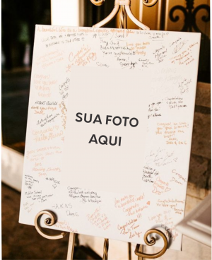 Quadro Assinatura Placa PS Adesivada 50X70 4x0 Fosco  